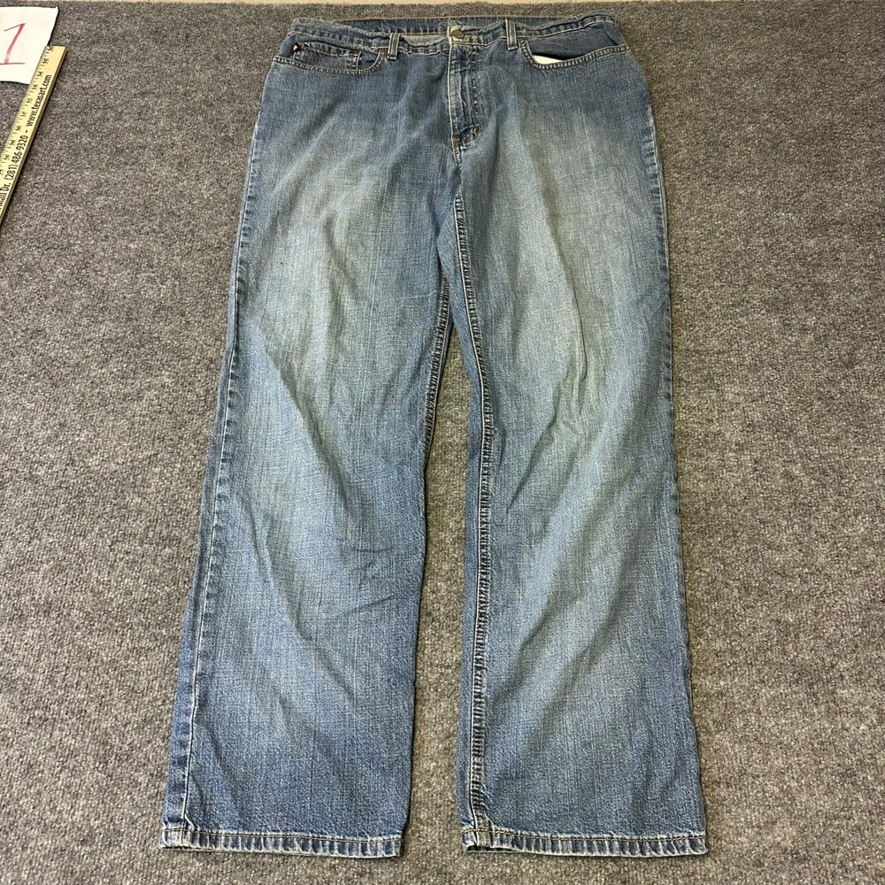 Polo Jeans Co Jeans Womens Size 14 Blue Saturday Cotton Straight Leg Denim Pant